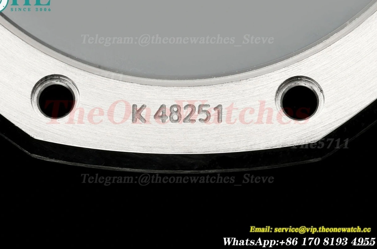 TKF Royal A4302 41mm Clone Super SS Black Dial 15500 Oak SS 0322